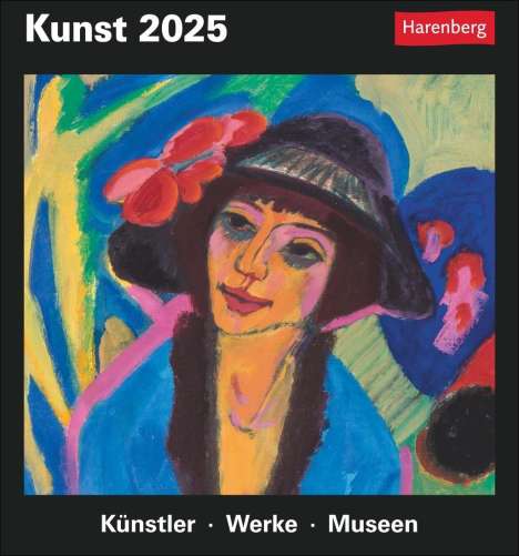 Regina Erbentraut: Kunst Tagesabreißkalender 2025 - Kulturkalender - Künstler, Werke, Museen, Kalender