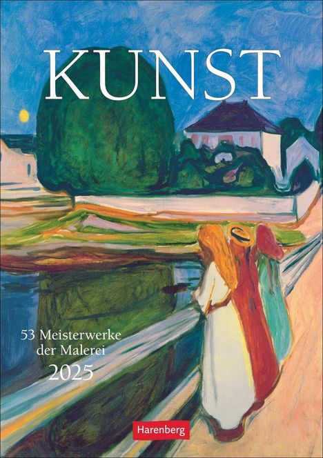 Kunst Wochen-Kulturkalender 2025 - 53 Meisterwerke der Malerei, Kalender