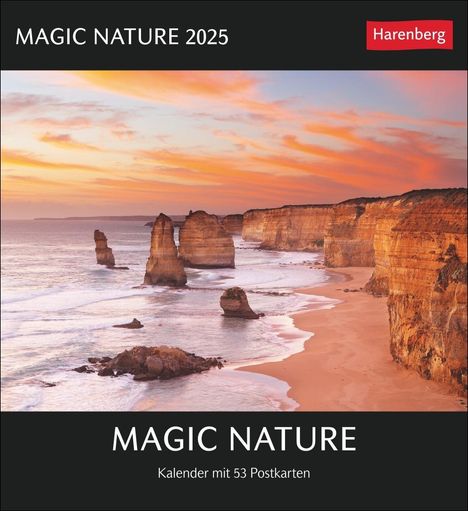 Magic Nature Postkartenkalender Kalender 2025 - Kalender mit 53 Postkarten, Kalender