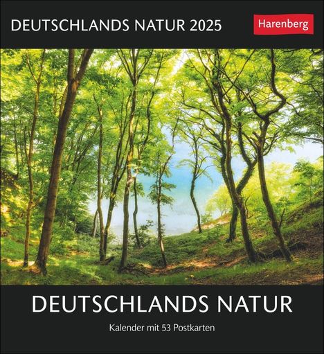 Deutschlands Natur Postkartenkalender 2025 - Kalender mit 53 Postkarten, Kalender