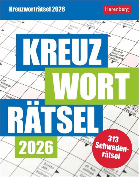 Stefan Krüger: Kreuzworträtsel Tagesabreißkalender 2026, Kalender