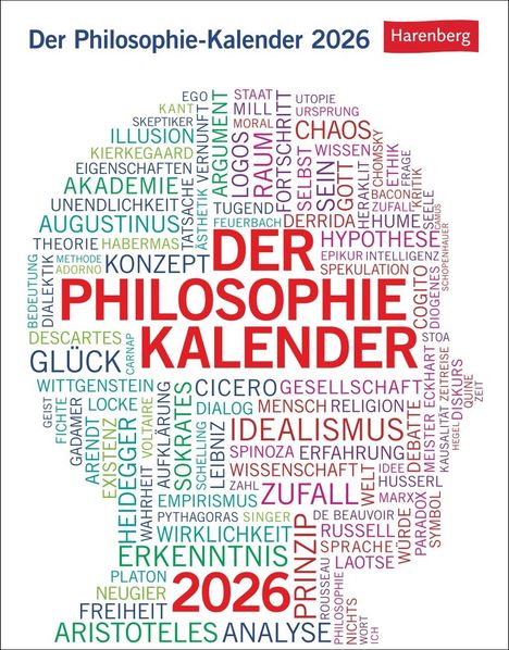 Markus Hattstein: Der Philosophie-Kalender Tagesabreißkalender 2026, Kalender