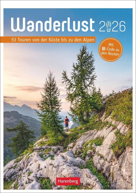 Pröttel Michael: Wanderlust Wochen-Kulturkalender 2026 - 53 Touren von Sylt bis zu den Alpen, Kalender