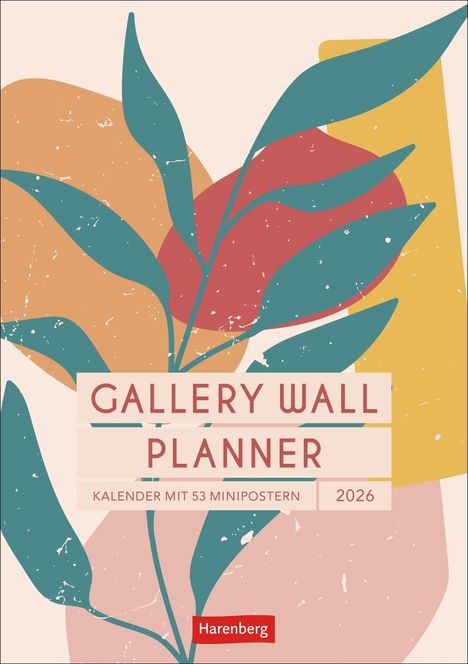 Gallery Wall Planner Wochenplaner 2026 - Kalender mit 53 Minipostern, Kalender