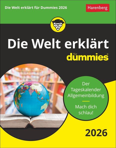 Die Welt erklärt für Dummies Tagesabreißkalender 2026, Kalender