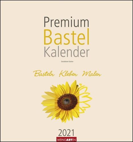 Premium Bastelkalender 2020 Champagner 34 x 32 cm, Diverse