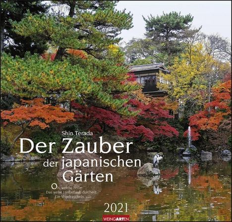 Shin Terada: Der Zauber der japanischen Gärten - Kalender 2020, Diverse