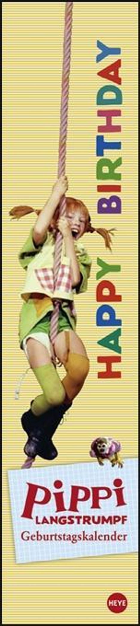 Pippi Langstrumpf Geburtstagskal. long, Kalender