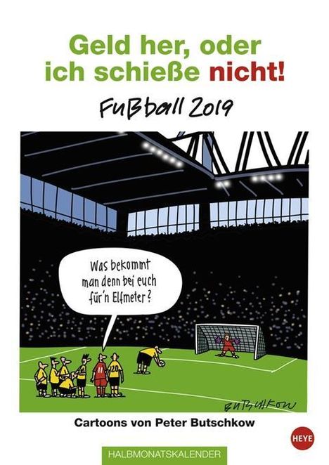 Butschkow Fußball Halbmonatskalender - Kalender 2019, Diverse