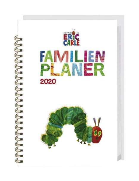 Eric Carle: Die kleine Raupe Nimmersatt Familienplaner-Buch A5 2020, Diverse