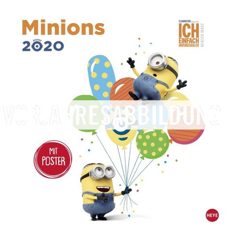 Minions Broschurkalender 2020, Diverse