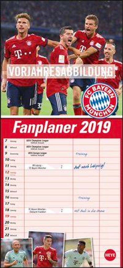 FC Bayern München Fanplaner 2020, Diverse