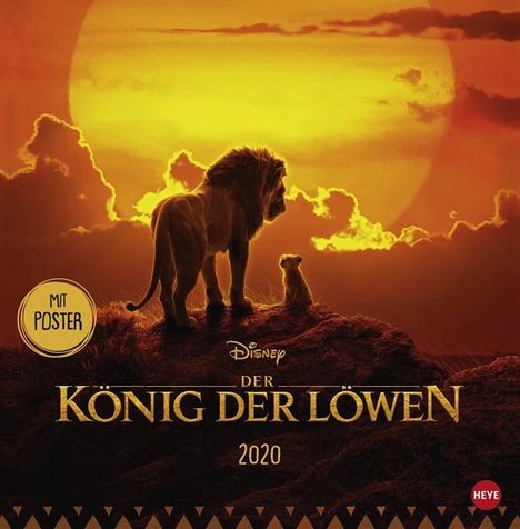 Der König der Löwen Broschur Kalender 2020, Diverse