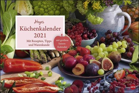 Küchenkalender Broschur XL 2021, Kalender