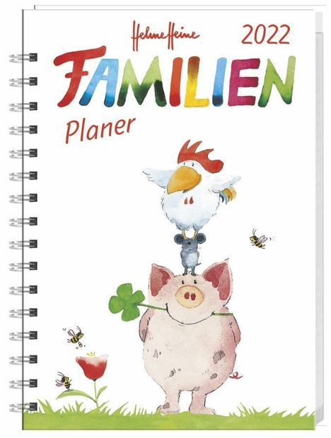 Helme Heine Familienplaner Buch A5 2022, Buch