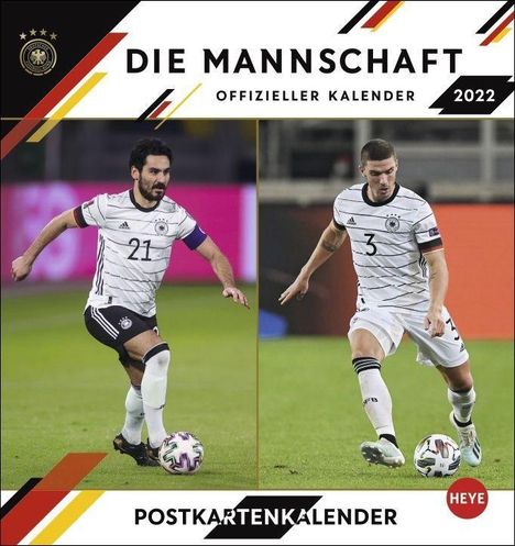 DFB Postkartenkalender 2022, Kalender