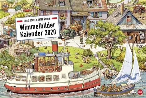 Göbel &amp; Knorr Wimmelbilder 2021, Kalender