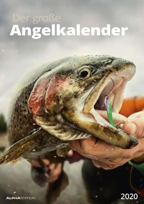 Der große Angelkalender 2020 - Bildkalender (30 x 42) - mit Zusatzinformationen aus der Anglerwelt - Wandkalender, Diverse