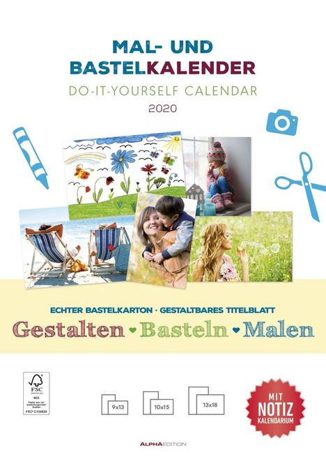 Mal- und Bastelkalender 2020, Diverse