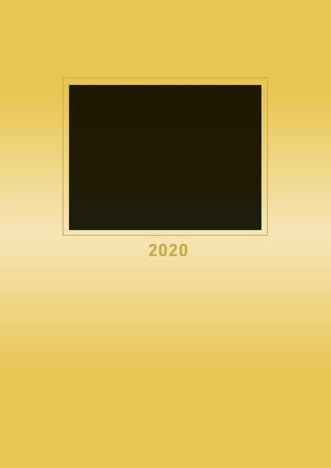 Foto-Bastelkalender 2020 gold datiert, Diverse