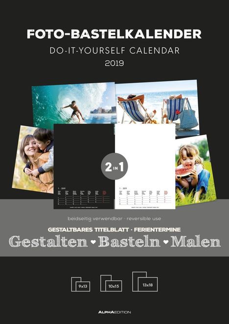 Foto-Bastelkalender FAMILY 2019, Diverse