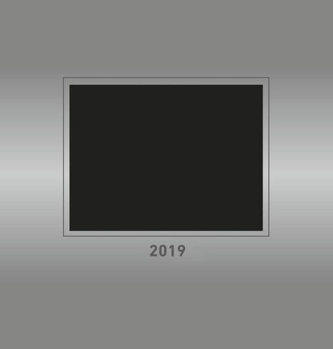 Foto-Bastelkalender 2019 silber datiert, Diverse