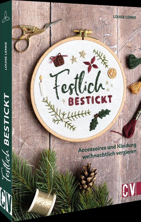 Louise Lemke: Festlich bestickt, Buch