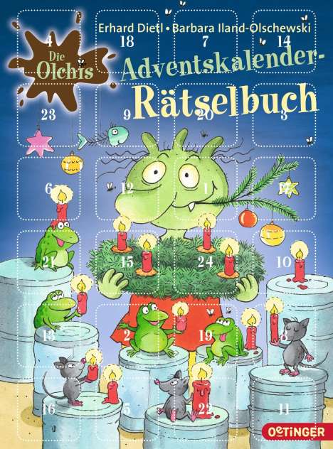 Erhard Dietl: Die Olchis. Adventskalender-Rätselbuch, Buch