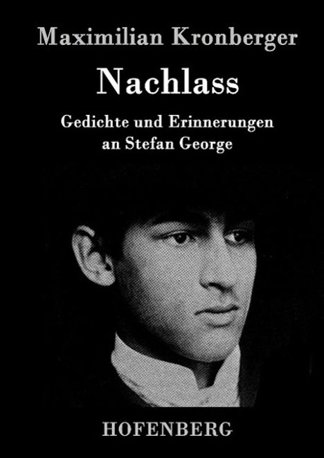 Maximilian Kronberger: Nachlass, Buch