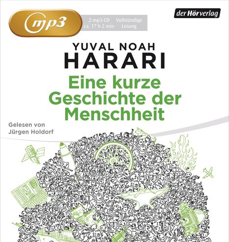 Yuval Noah Harari: Eine kurze Geschichte der Menschheit, 2 MP3-CDs