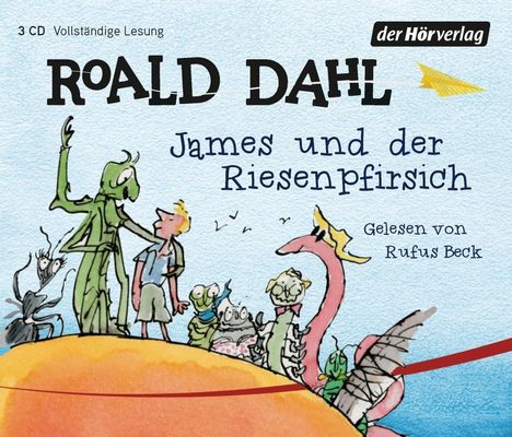 Roald Dahl: James und der Riesenpfirsich, 3 CDs