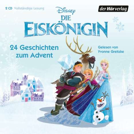 Die Eiskönigin - 24 Geschichten zum Advent, 2 CDs