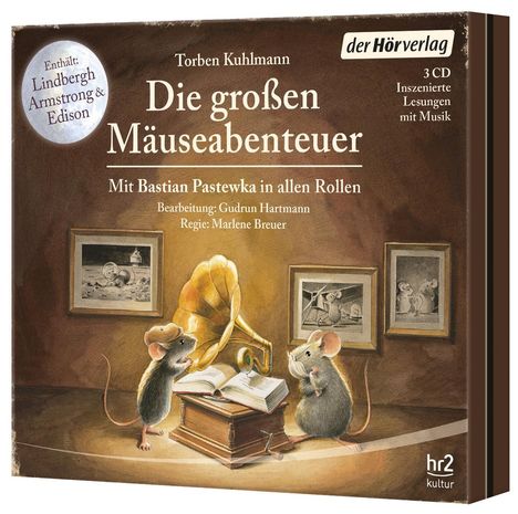 Die großen Mäuse-Abenteuer, 3 CDs
