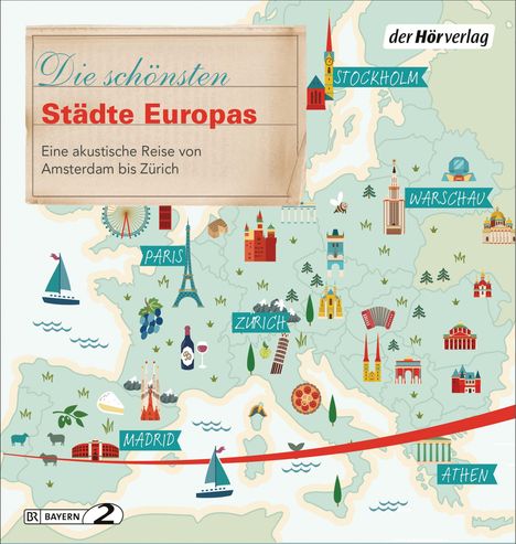 Die schönsten Städte Europas, 5 CDs