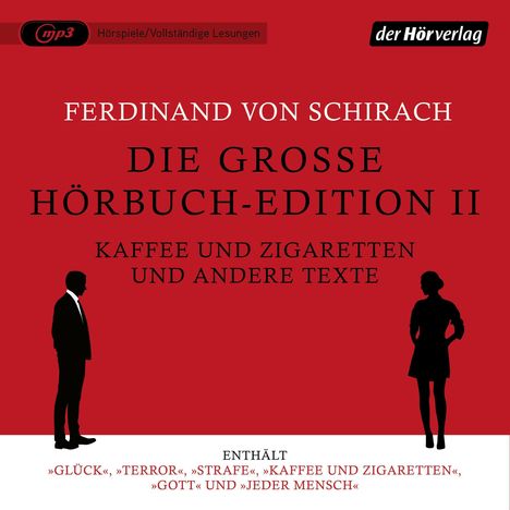 Ferdinand von Schirach: Die große Hörbuch-Edition II, 3 MP3-CDs