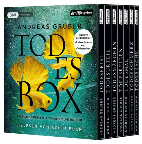 Andreas Gruber: Todes-Box. Die ersten sieben Fälle von Nemez und S, 8 MP3-CDs