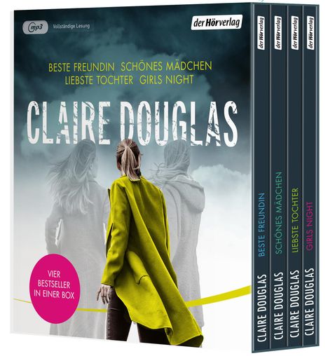 Claire Douglas: Beste Freundin - Schönes Mädchen - Liebste Tochter - Girls Night, 8 MP3-CDs