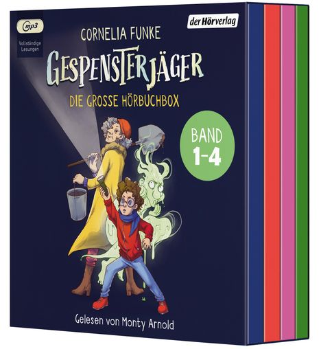 Cornelia Funke: Gespensterjäger. Die große Hörbuchbox, 4 MP3-CDs