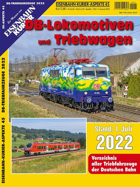 DB-Lokomotiven und Triebwagen - Stand 1. Juli 2022, Buch