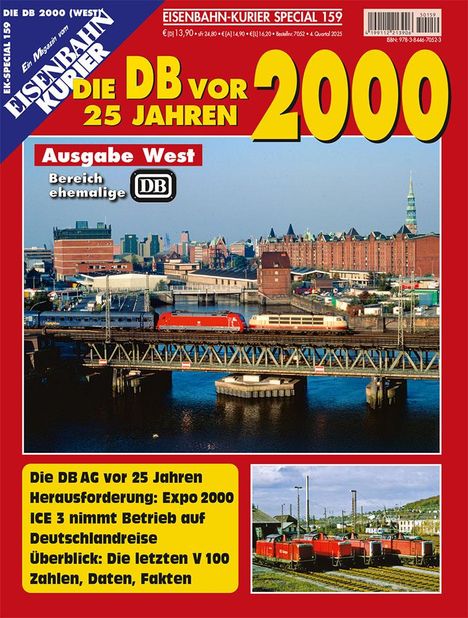 Die DB vor 25 Jahren - 2000 Ausgabe West, Buch