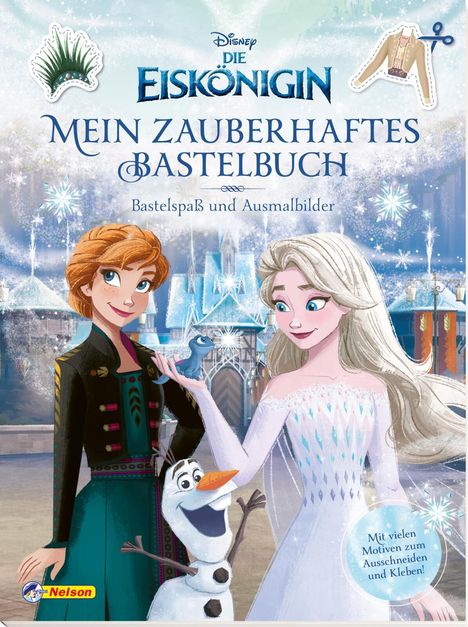 Walt Disney: Disney, W: Disney Die Eiskönigin: Mein zauberhaftes Bastelbu, Buch