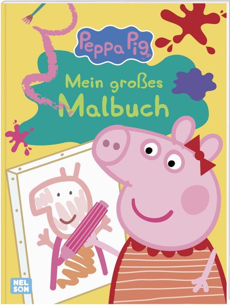 Peppa Pig: Peppa: Mein großes Malbuch, Buch