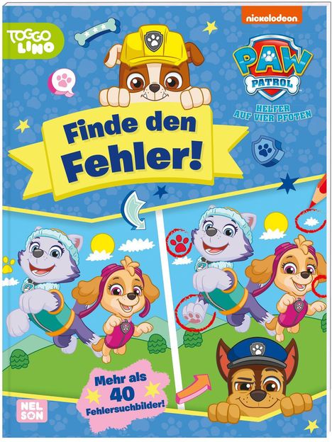 PAW Patrol: Finde den Fehler!, Buch