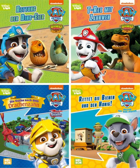 Nelson Mini-Bücher: 4er PAW Patrol 21-24, Diverse