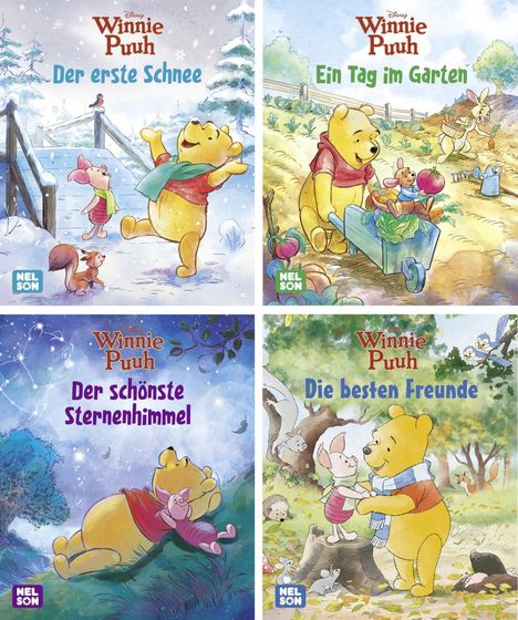 Nelson Mini-Bücher: Disney Winnie Puuh 13-16, Diverse