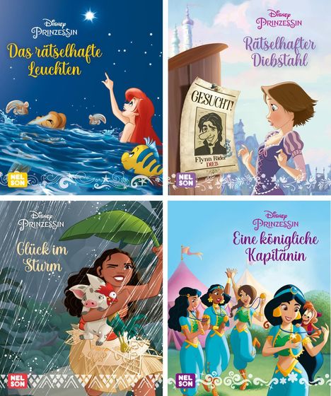 Nelson Mini-Bücher: 4er Disney Prinzessin 17-20, Diverse
