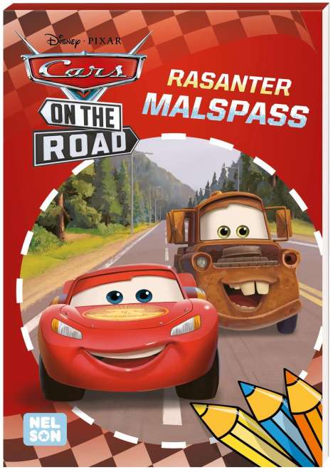 Disney Cars on the road: Rasanter Malspaß, Buch