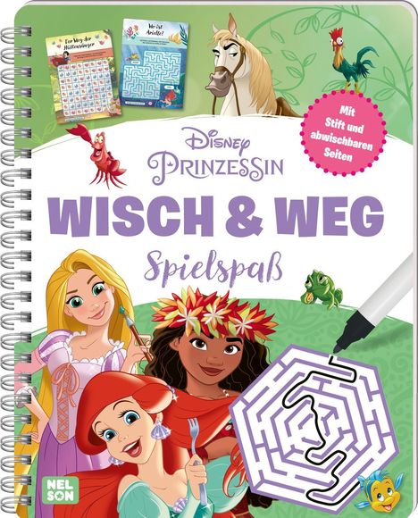 Disney Prinzessin: Wisch &amp; Weg Spielspaß, Buch