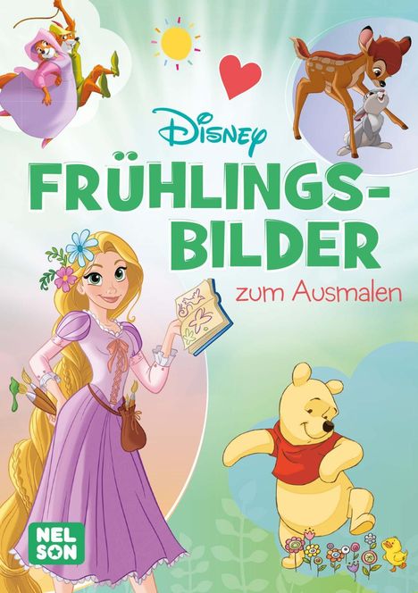 Disney Kreative Beschäftigung: Frühlingsbilder zum Ausmalen, Buch