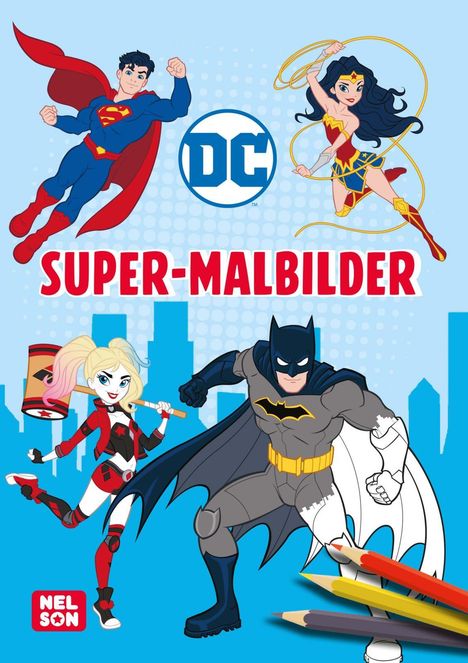 DC Superhelden: Super-Malbilder, Buch